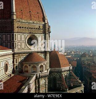 Die Südseite der Basilika di Santa Maria del Fiore in Florenz, 15. Artist: Arnolfo di Cambio Stockfoto