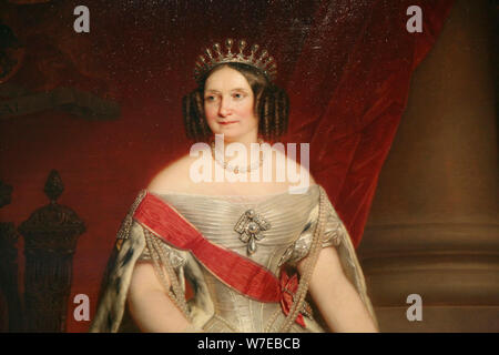 ' Portrait der Großfürstin Anna Pavlovna", 1849. Artist: Nicaise de Keyser Stockfoto