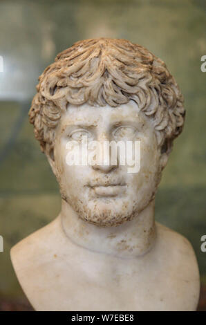 Portrait von Lucius Verus, Mitte der dritten Quartal des 2. Jahrhunderts. Artist: Unbekannt Stockfoto