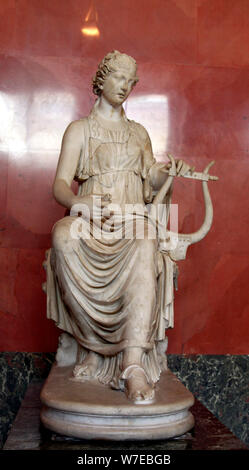 Statue von Terpsichore, Muse der Tänze. Artist: Unbekannt Stockfoto