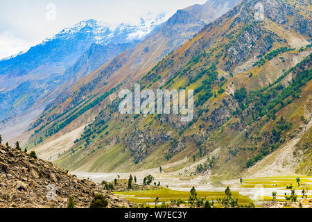 Landschaft der schönen Berge und vallies der Northern Areas von Pakistan. Stockfoto