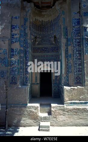 Grab in der Sha-I-Zindeh Mausoleum, aus dem 14. Jahrhundert. Artist: Unbekannt Stockfoto