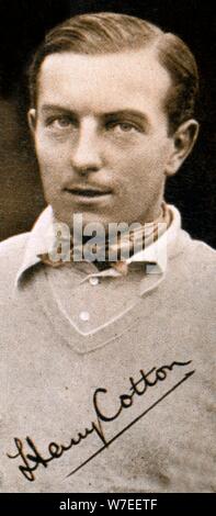 Sir Henry Thomas Baumwolle, MBE (1907-1987), englischer professioneller Golfspieler, 1935. Artist: Unbekannt Stockfoto