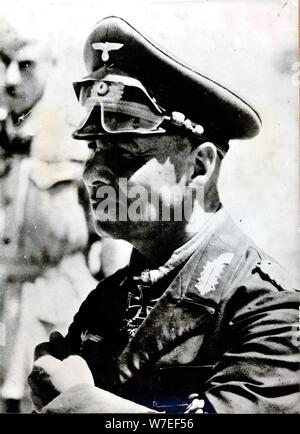 Erwin Rommel, Deutsche Feldmarschall von Weltkrieg II, c 1940 - c 1944. Artist: Unbekannt Stockfoto