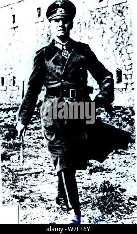 Feldmarschall Erwin Rommel, Deutscher Soldat, Frankreich, Weltkrieg II, c 1944. Artist: Unbekannt Stockfoto