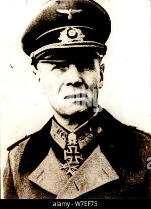 Erwin Rommel, Deutsche Feldmarschall von Weltkrieg II, c 1940 - c 1944. Artist: Unbekannt Stockfoto