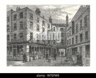 Garraway's Coffee House, 1878 Künstler: Walter Thornbury Stockfoto