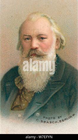 Johannes Brahms (1833-1897) war ein deutscher Komponist und Pianist, 1911. Artist: C Brasch Stockfoto