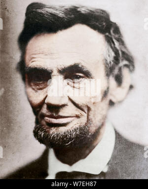 Letztes Foto von Abraham Lincoln (1809-1865), April 1865. Künstler: unbekannt Stockfoto