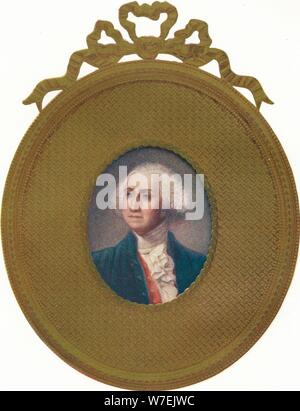 George Washington (1732-99), erster Präsident der Vereinigten Staaten, (1907). Künstler: unbekannt Stockfoto