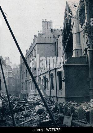 "Ostende der Middle Temple Hall", 1941. Stockfoto