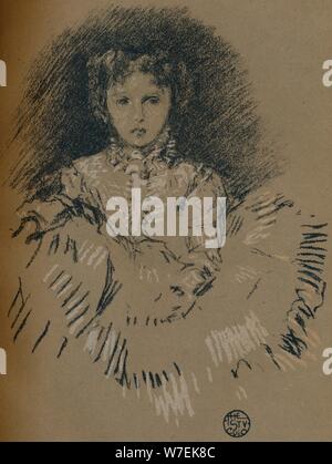 "Baby Leyland", 1895 (1903-1904).  Künstler: James Abbott McNeill Whistler. Stockfoto