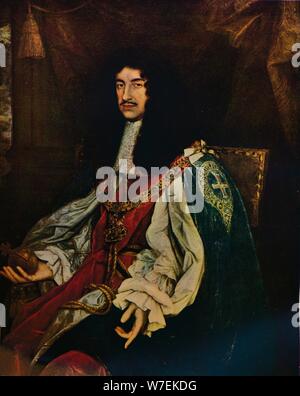 König Charles II, 1660s (1934). Künstler: John Michael Wright. Stockfoto