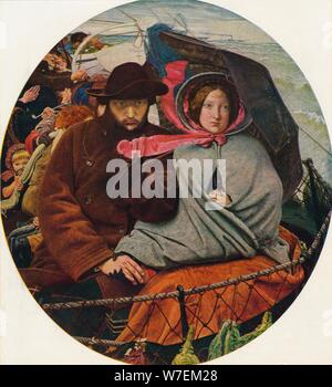 "Das letzte von England", 1855. Künstler: Ford Madox Brown. Stockfoto