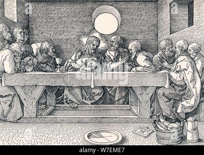 "Das letzte Abendmahl", 1523 (1906). Künstler: Albrecht Dürer. Stockfoto