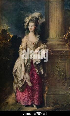 "Sehr geehrte Frau Graham", 1775-1777. Künstler: Thomas Gainsborough. Stockfoto