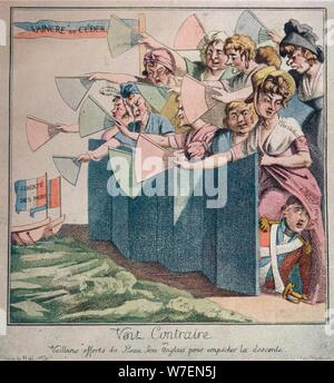 "Vent Contraire", c19th Jahrhundert. Künstler: unbekannt. Stockfoto