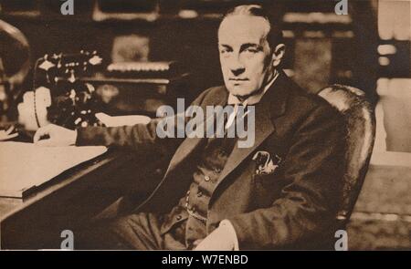 Stanley Baldwin, neu gewählte Premierminister des Vereinigten Königreichs, Mai 1923 (1935).  Künstler: unbekannt. Stockfoto