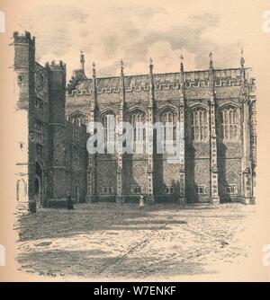 "Die große Halle des Hampton Court Palace", 1902. Künstler: Thomas Robert Weg. Stockfoto