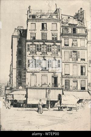 "Quai de l ' Hotel de Ville", 1915. Künstler: Raymond Ray-Jones. Stockfoto