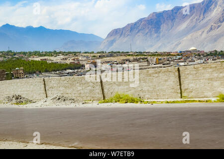 Landschaft der schönen Berge und vallies der Northern Areas von Pakistan. Stockfoto