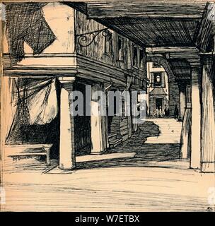 "Venezianische Street", 1900. Künstler: David junge Cameron. Stockfoto