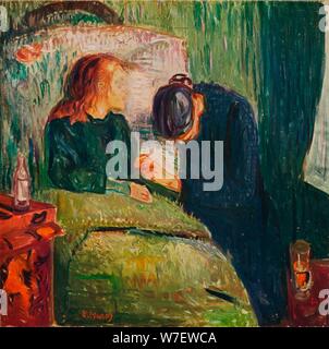 "Das kranke Kind", 1907. Künstler: Edvard Munch. Stockfoto