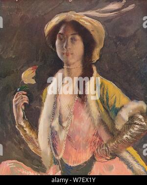 "Porträt von Miss B', 1908, (c1932). Künstler: Paul Albert Besnard. Stockfoto