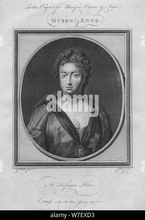 Königin Anne, 1785. Künstler: Anon. Stockfoto