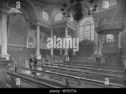 Kirche von St. Stephen Walbrook, City of London, c1890 (1911). : Künstleragentur bildhaft. Stockfoto