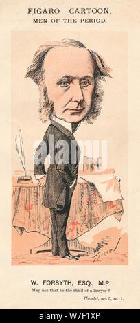 "W. Forsyth, Esq., M.P." c1870. Künstler: Faustin. Stockfoto