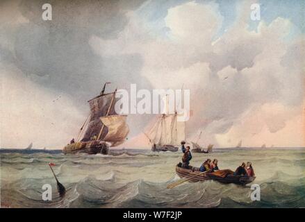 "Meeresblick", c1860. Künstler: Alexandre Francia. Stockfoto