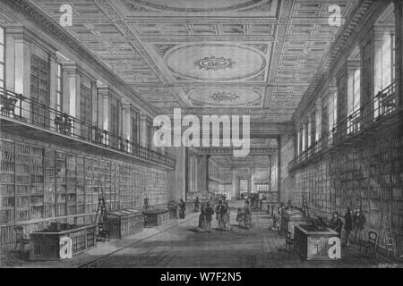 Bibliothek des Königs, London, 1878. Künstler: unbekannt. Stockfoto