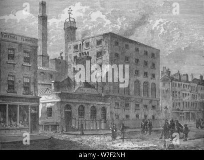 Brauerei Golden Square, Soho, Westminster, London, c1875 (1878). Künstler: unbekannt. Stockfoto