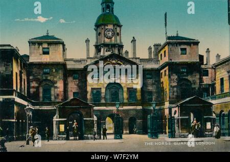 "Horse Guards, London", c1920, (1900-1930). Künstler: unbekannt. Stockfoto