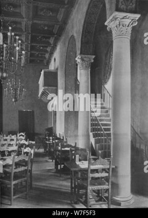 Detail der Main dining Room, University Club Building, Los Angeles, Kalifornien, 1923. Künstler: unbekannt. Stockfoto