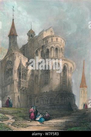 "Die Kirche von St. Maria. Köln ", 1834. Künstler: James Redaway. Stockfoto