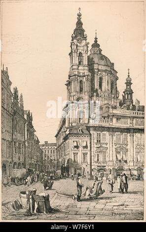 "Prag", c1820 (1915). Künstler: Samuel Prout. Stockfoto