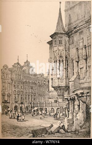 "Prag", c1820 (1915). Künstler: Samuel Prout. Stockfoto