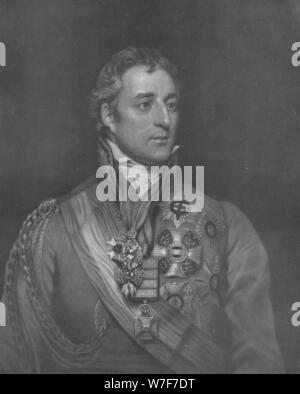 'Der Herzog von Wellington', c1780-1830, (1909). Künstler: William sagen. Stockfoto