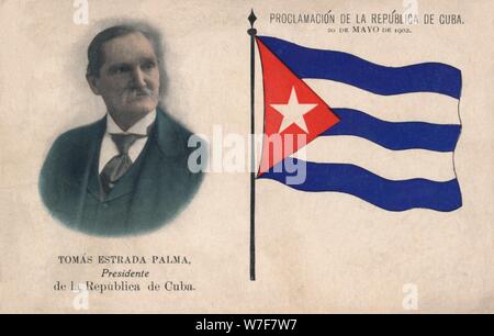 "Tomas Estrada Palma, Presidente De La Republica de Cuba", 1902. Künstler: unbekannt. Stockfoto