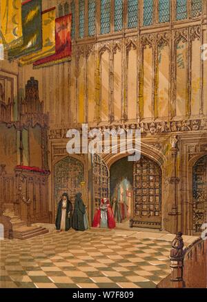 "Westminster Abbey. -Henry The Seventh Kapelle ', c1845, (1864). Künstler: unbekannt. Stockfoto