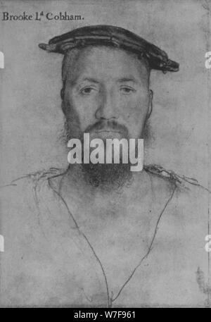 "George Brooke, Lord Cobham", c1532-1543 (1945). Künstler: Hans Holbein der jüngere. Stockfoto