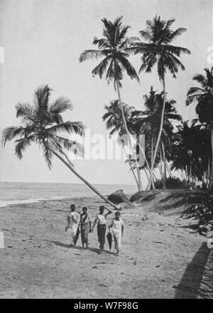 "Die Seite des Meeres Silber", c1890, (1910). Künstler: Alfred Wilhelm Amandus Platte. Stockfoto