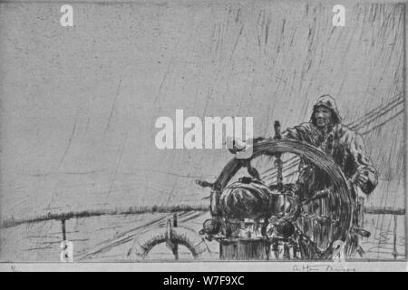 "Der Steuermann", 1925, (1926). Künstler: Arthur Briscoe. Stockfoto