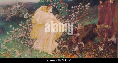 'Venus und Anchises', c1889, (c1915). Künstler: Sir William Blake Richmond. Stockfoto