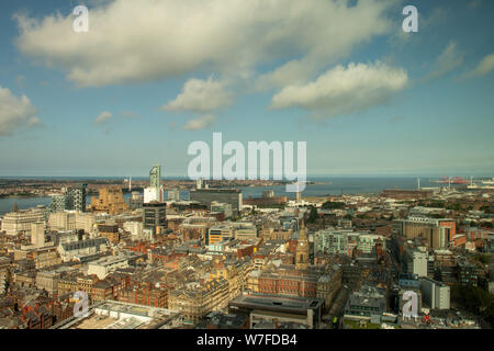 Nördlich von Liverpool Beacon Stockfoto