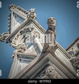 Nidarosdom der Kirche von Norwegen in der Stadt Trondheim in Trondelag County. Es ist über die Grabstätte von König Olav II., erbaut Stockfoto