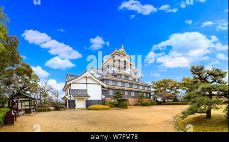 Okayama Castle ist historische Sehenswürdigkeit berühmt in Okayama Präfektur, Japan. Stockfoto