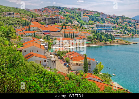 Neum Stadt an der adriatischen Küste von Bosnien und Herzegowina. Stockfoto